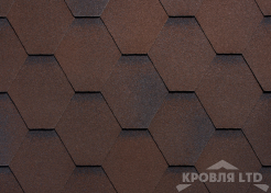 Гибкая черепица Ruflex  серия Стандарт коллекция Sota mint цвет Коричневый