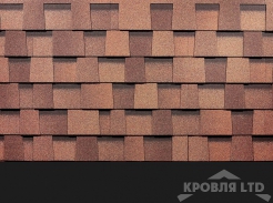 Гибкая ламинированная черепица  Дёке серия PREMIUM  Коллекция DRAGON цвет Карамель