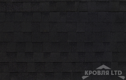 Гибкая черепица Шинглас серия Классик коллекция Фазенда цвет Черный