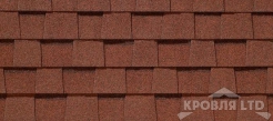 Гибкая черепица Certain Teed коллекция Landmark цвет Cottage Red