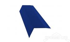 Планка карнизная 100х65, Полиэстер RAL 5002 ультрамариново-синий, толщина 0,45