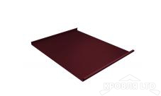 Фальц двойной стоящий, Полиэстер RAL 3005 красное вино, толщина 0,45