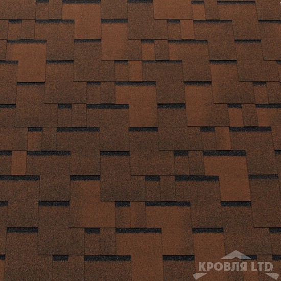 Гибкая черепица Тегола серия Категория КОМФОРТ коллекция San Remo цвет Pelle 227