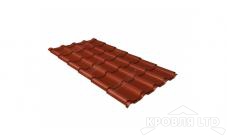 Профиль волновой Камея, Полиэстер RAL   8004 терракота, толщина 0,45