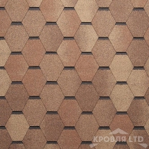 Гибкая черепица Тегола серия Категория БИЗНЕС Veneto цвет Terracotta 206