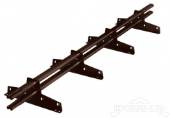 Снегозадержатель Roofsystems серия  ELITE 40*20, Полиэстер RAL 8019
серо-коричневый, 3м