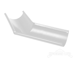 Угол желоба внешний Foramina PUR 135гр 125 мм RAL 9003 белый