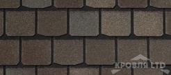 Гибкая черепица Certain Teed коллекция Highland Slate цвет Weathered Wood