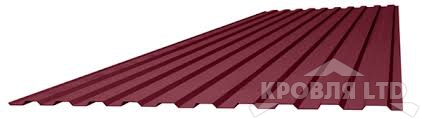 Профнастил С9, Полиэстер RAL 3005 красное вино, толщина 0,5