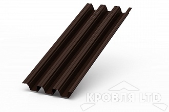 Профнастил H114, Полиэстер RAL 8017 шоколад, толщина 0,8