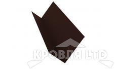 Планка примыкания 90х140, Полиэстер RAL 8017 шоколад, толщина 0,45