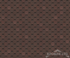 Гибкая черепица Дёке серия PREMIUM коллекция Шеффилд цвет Зрелый каштан