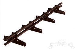 Снегозадержатель PRESTIGE ZN 45*25  CLICK ФАЛЬЦ RAL 8019 3м