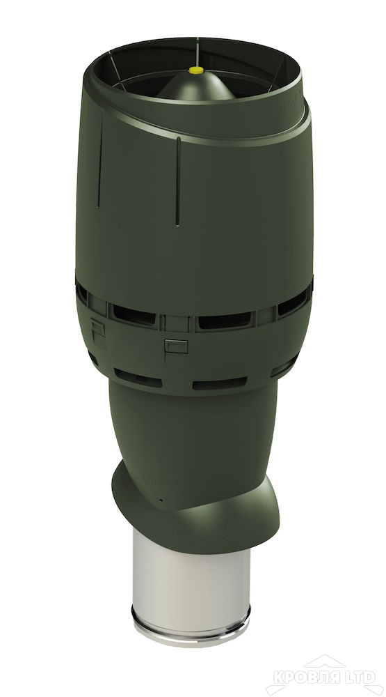 Вентиляционный выход Vilpe FLOW 160P/IS/500 цвет зеленый