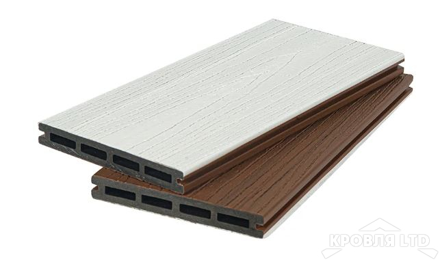 Террасная доска POLIVAN NISADUA co-extrusion white 20*140*2900