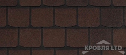 Гибкая черепица Certain Teed коллекция Highland Slate цвет Saddle Brown