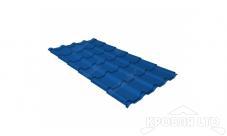 Профиль волновой Камея, Полиэстер RAL   5005 сигнальный синий, толщина 0,45