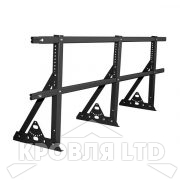 Кровельное ограждение Roofsystems серия ELITE H-600 40*20, Полиэстер RAL 9005 черный, 3м