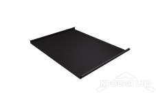 Фальц двойной стоящий, Полиэстер RR 32 темно-коричневый, толщина 0,45
