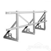 Кровельное ограждение Roofsystems серия PRESTIGE ZN H-600 45*25 EURO, Полиэстер RAL 7004 серый, 3м