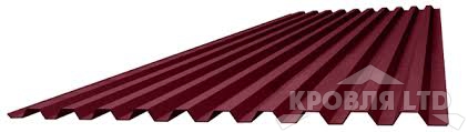 Профнастил С21, Полиэстер RAL 3005 красное вино, толщина 0,7