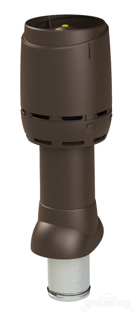 Вентиляционный выход Vilpe FLOW 125P/IS/700 цвет коричневый