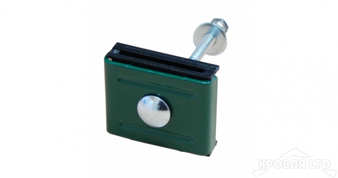 Крепление Скоба и болт М6х110  для Ограждения ГрандЛайн RAL 6005 зеленый мох