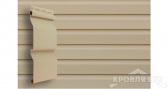Сайдинг виниловый GL Корабельная доска двухслойный бежевый 3,66 м