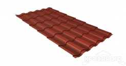 Металлочерепица Кредо, VelurХ RAL   8004 терракота, толщина 0,5