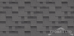 Гибкая черепица Дёке серия STANDARD коллекция Тетрис цвет Серый