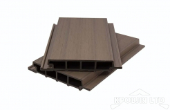 Фасадная панель сплошная из ДПК CO-EX MIX 33х200х3600 мм Snow mix