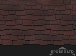Гибкая черепица Дёке серия PREMIUM коллекция САППОРО цвет Зрелый каштан