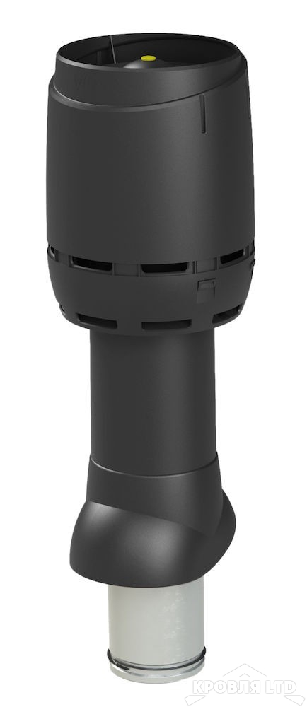 Вентиляционный выход Vilpe FLOW 125P/IS/700 цвет черный