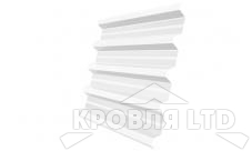 Профнастил Н75, Полиэстер RAL 9003 сигнальный белый, толщина 0,7