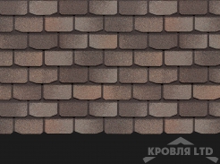 Гибкая черепица Дёке серия PREMIUM коллекция ЖЕНЕВА цвет Чили Вагаси