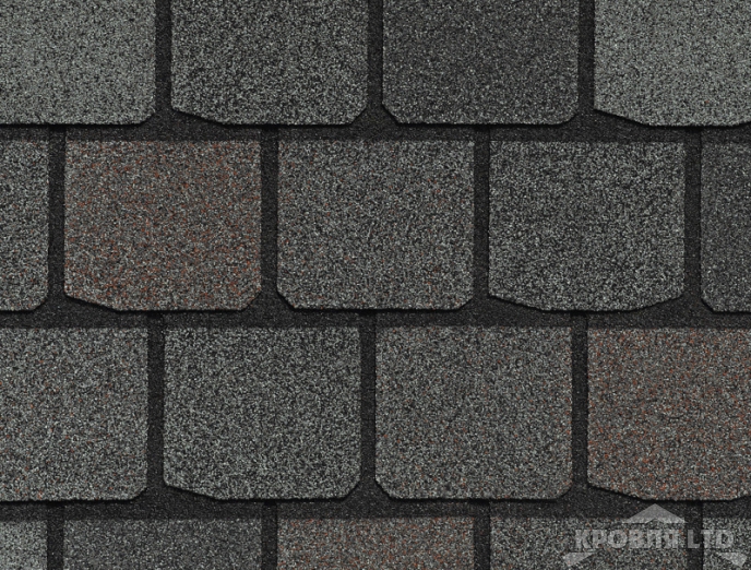 Гибкая черепица Certain Teed коллекция Highland Slate цвет New England Slate