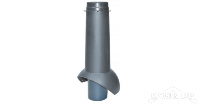 Выход канализации Krovent Pipe-VT 110  серый
