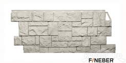 Фасадная панель FineBer Камень Дикий Жемчужный