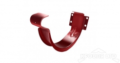Крюк короткий Грендлайн 125 мм RAL 3011 коричнево-красный