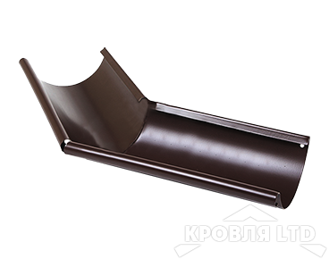 Угол желоба внешний Foramina PUR 135гр 125 мм RAL 8017 шоколад