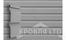 Сайдинг виниловый GL Корабельная доска двухслойный серый 3,6 м