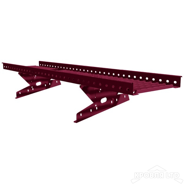 Кровельный мостик Borge, Полиэстер RAL 3005 красное вино, 3м