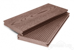 Террасная доска GRAND LINE серия Массив цвет Какао 22×140x4000