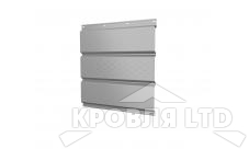 Софит тройной металлический центральная перфорация, Полиэстер RAL 9003 сигнальный белый, толщина 0,45