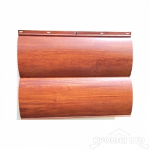Сайдинг металлический Венец, под дерево Cherry Wood, толщина 0,45