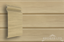 Сайдинг виниловый GL Natural-Брус Tundra трехслойный ясень  3,0 м