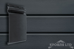 Сайдинг виниловый GL Natural-Брус двухслойный серый 3,0 м