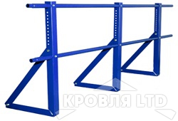 Кровельное ограждение Roofsystems серия ECONOM H-600 d25, Полиэстер RAL 5005 синий насыщенный, 3м