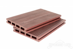 Террасная доска GRAND LINE серия 3Д цвет Терракот 22×140x4000