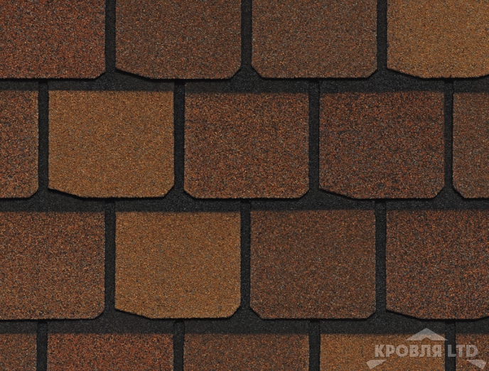 Гибкая черепица Certain Teed коллекция Highland Slate цвет Venetian Red